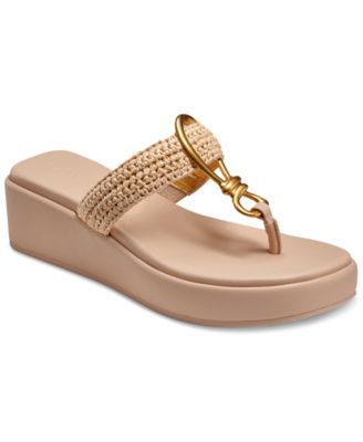 Donna Karan New York - Harlyn Hardware Wedge Sandals