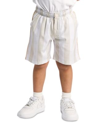 Sovereign Code - Big Boys Striped Smile-Print Swim Trunks