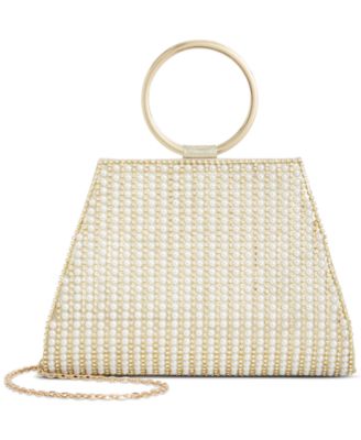 I.N.C. International Concepts - Brynn Small Imitation Pearl Clutch