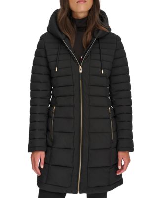 Tommy Hilfiger - Women's Hooded Packable Puffer Coat