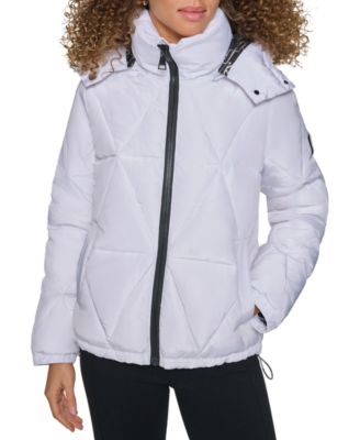 KARL LAGERFELD PARIS - Women's Hooded Puffer Coat