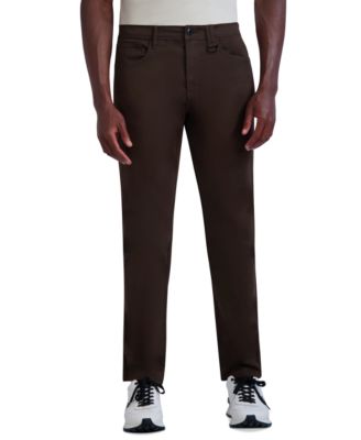 KARL LAGERFELD PARIS - Men's Cotton-Blend Stretch Trousers