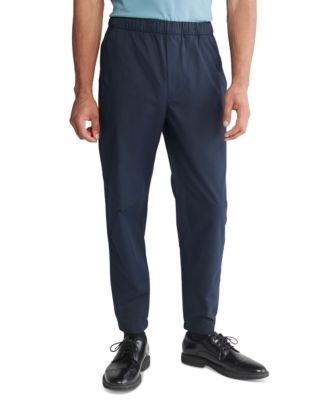Calvin Klein - Men's Tech Slim-Fit Solid Drawstring Pants