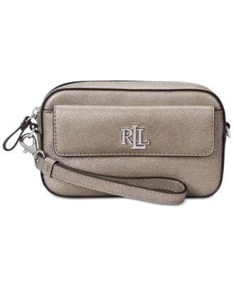 Lauren Ralph Lauren - Metallic Leather Marcy Convertible Pouch