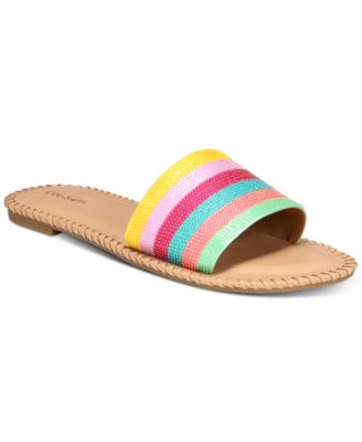 On 34th - Women's Mavise Beaded Flat Sandals