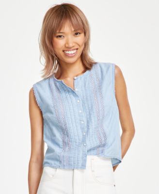 Levi's - Women's Lorelai Cotton Sleeveless Shirt