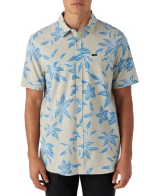 O'Neill - Men's TRVLR Short Sleeve Printed Button-Front Performance Shirt