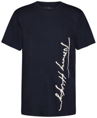 Tommy Hilfiger - Toddler Boys Script Runner Logo Graphic T-Shirt