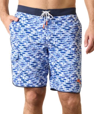 Tommy Bahama - Men's Baja Printed Drawstring 9" Swim Trunks