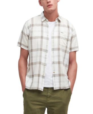 Barbour - Men's Croft Short Sleeve Button-Front Tartan Pattern Shirt