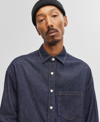Mode of One - Men's Regular-Fit Denim Shirt