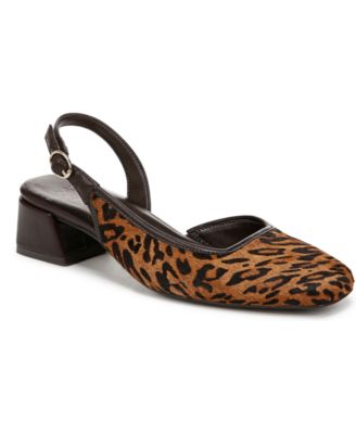 Naturalizer - Jayla Mid-Heel Square Toe Slingback Pumps