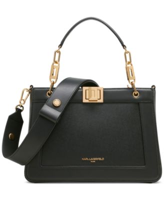 KARL LAGERFELD PARIS - Ivette Small Leather Satchel