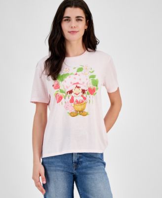 Love Tribe - Juniors' Strawberry Shortcake Crewneck Tee
