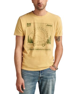 Lucky Brand - Men's Jeep Explorer Short Sleeve Crewneck Graphic T-Shirt