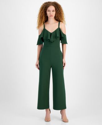 RACHEL Rachel Roy - Women's Roma Ruffled Off-The-Shoulder Jumpsuit