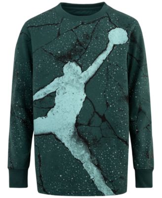Jordan - Big Boys Jumpman Cement Long-Sleeve Graphic T-Shirt