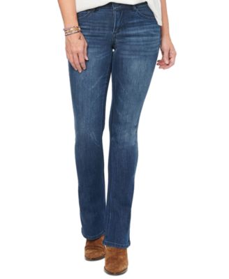 Democracy - Petite Mid-Rise Ab Solution Bootcut Jeans