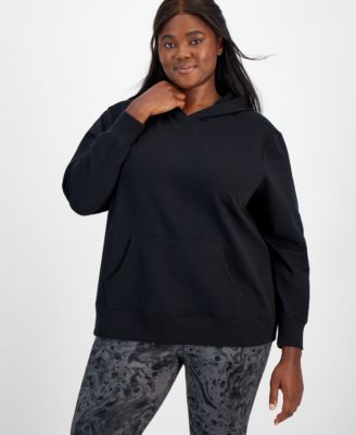 ID Ideology - Plus Size Relaxed Fleece Hoodie