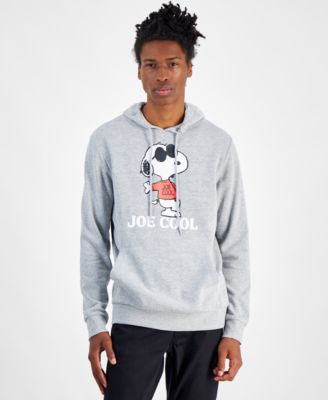 Hybrid - Men's Peanuts Joe Cool Regular-Fit Printed Fleece Hoodie
