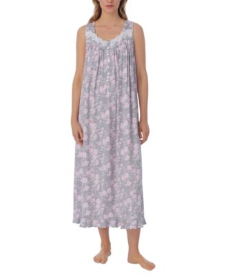 Eileen West - Women's Floral Lace-Trim Ballet Nightgown