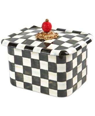 Mackenzie-Childs - Courtly Check Recipe Box