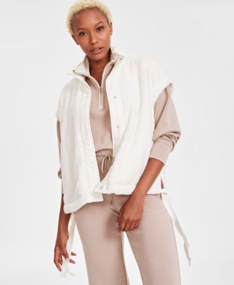 And Now This - Women's Extended-Shoulder Side-Tie Vest