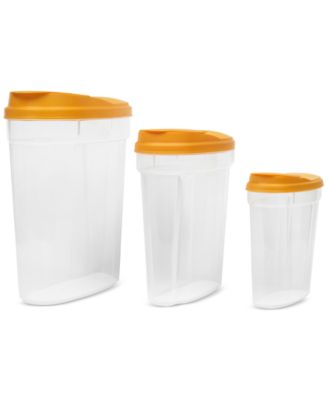 Sedona Kitchen - 3-Pc. Cereal Storage Container Set