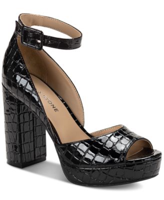 Sun + Stone - Reemaa Block-Heel Platform Sandals