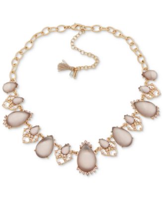 lonna & lilly - Gold-Tone Beaded Frontal Necklace