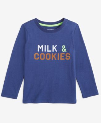 Epic Threads - Toddler Boys Milk & Cookies Long-Sleeve T-Shirt