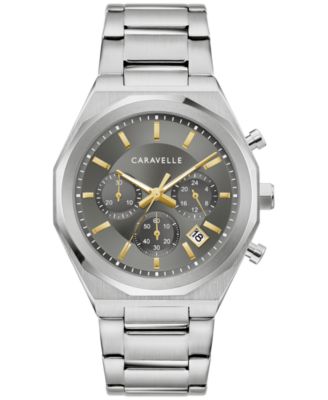 Caravelle - Men's Chronograph Stainless Steel Bracelet Watch 40mm