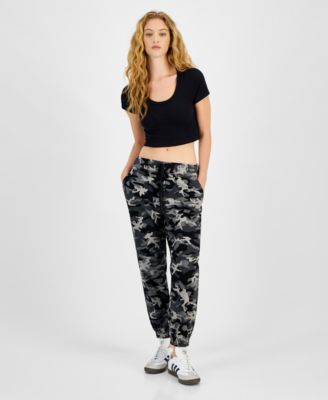 Tinseltown - Juniors' Camouflage Jogger Pants