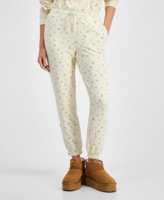 Hippie Rose - Juniors' Ditsy-Print Joggers
