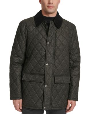 Cole Haan - Men's Diamond Quilted Barn Long-Sleeve Jacket