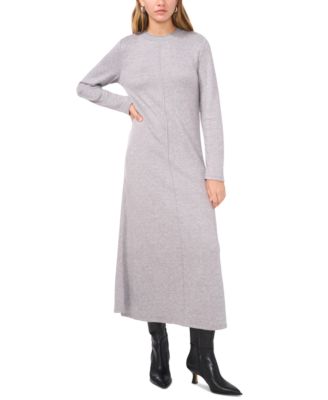 Vince Camuto - Women's Brushed Knit Midi Sweater Dress