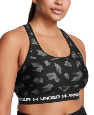 Under Armour - Printed Cross-Back Medium-Support Sports Bra