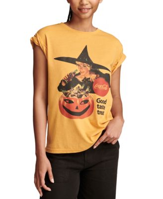 Lucky Brand - Women's Coca-Cola Halloween Graphic Boyfriend T-Shirt