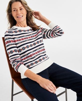 Style & Co - Women's Magical Fair Isle Sweater