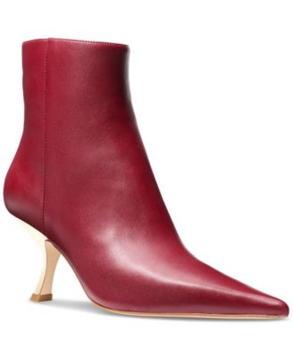 Michael Kors - Women's Luna Leather Ankle Booties