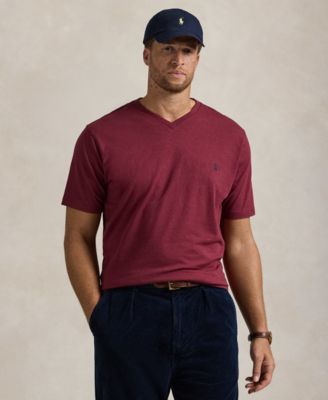 Polo Ralph Lauren - Men's Big & Tall Jersey V-Neck T-Shirt