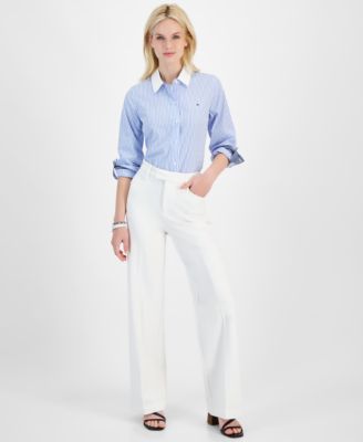 Tommy Hilfiger - Women's Pont&eacute; Knit Boot-Cut Trousers