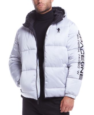 Space One - Men's NASA Inspired Reversible Puffer Jacket