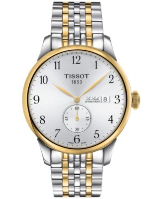 Tissot - Women's Swiss Automatic Le Locle Petite Seconde Two-Tone Stainless Steel Bracelet Watch 39mm