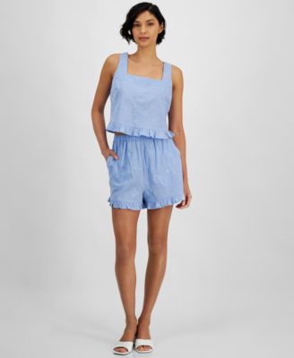 And Now This - Women's Embroidered Shorts