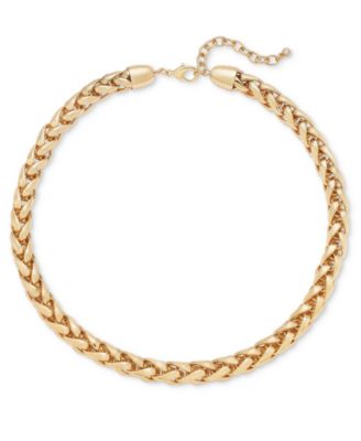 On 34th - Palma Chain Collar Necklace, 17" + 2" extender