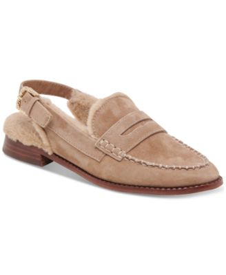 Dolce Vita - Women's Hardi Plush Cozy Slingback Loafer Flats