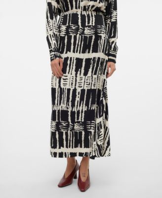 Vero Moda - Women's Cindy Cleo High-Waisted Maxi Skirt