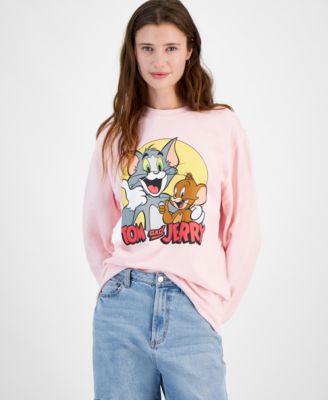 Freeze 24-7 - Juniors' Tom & Jerry Crewneck Sweatshirt