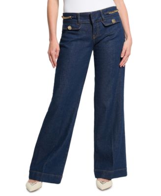 GUESS - Women's Ava Belted Trouser Jeans